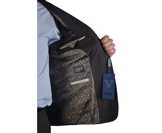 Костюм мужской большой размер Vels 15064/2, Размер: 182-116-106, Цвет: темно коричневый, фото 4 | Интернет-магазин Vels