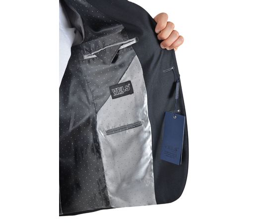 Костюм мужской классический Vels 0462/2, Размер: 170-92-82, Цвет: чёрный, фото 7 | Интернет-магазин Vels