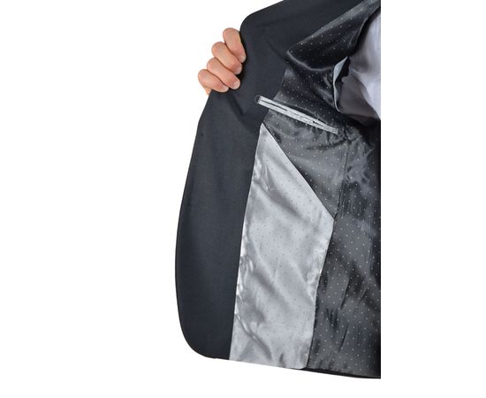 Костюм мужской классический Vels 0462/2, Размер: 170-92-82, Цвет: чёрный, фото 8 | Интернет-магазин Vels