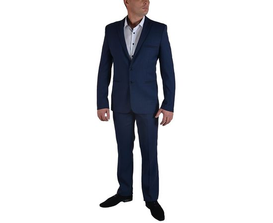 Костюм чоловічий класичний VELS 2204 (Р73/1) В04, Розмір: 176-100-90, Колір: синий, фото 3 | Інтернет-магазин Vels