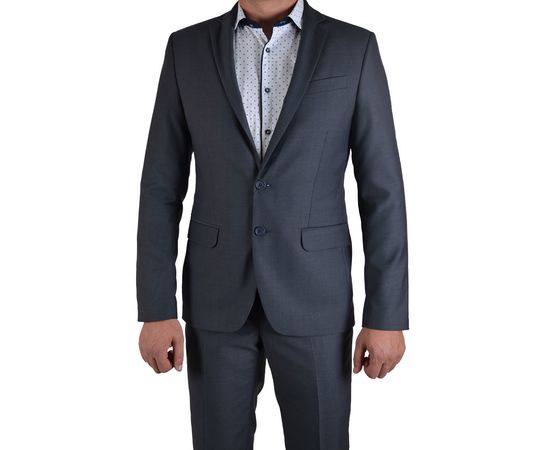 Костюм чоловічий класичний Vels 2621/5 (P94/1), Розмір: 170-88-78, Колір: темно-серый, фото 2 | Інтернет-магазин Vels