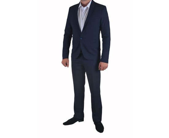 Костюм мужской классический Vels 2650/1, Размер: 176-92-82, Цвет: темно синий, фото 3 | Интернет-магазин Vels