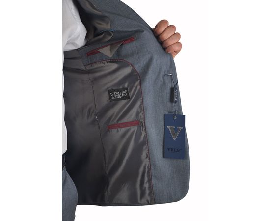 Костюм мужской классический Vels 9507/4, Размер: 176-100-90, Цвет: серый, фото 8 | Интернет-магазин Vels