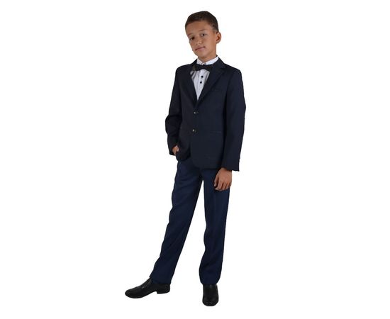 Піджак шкільний  2653/3(30-34) (PD28/1), Розмір: 30/122, Колір: темно синий , фото 3 | Інтернет-магазин Vels