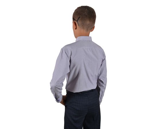 Рубашка детская на мальчика VELS 4222-008, Размер: 1, Цвет: белая в  сирен.  клетку, фото 3 | Интернет-магазин Vels