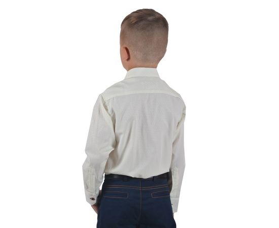 Рубашка детская на мальчика VELS 10117/2, Размер: 6, Цвет: молочный узор, фото 3 | Интернет-магазин Vels