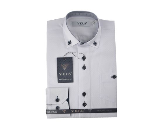 Рубашка детская на мальчика VELS 10114/1, Размер: 10, Цвет: белый ,текстура | Интернет-магазин Vels