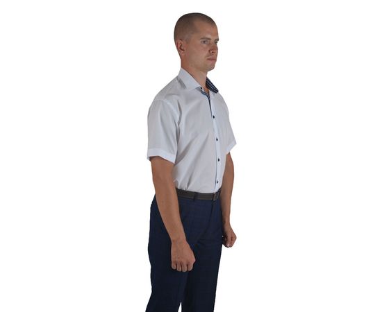 Сорочка чоловіча класична VELS 1*, Розмір: M, Колір: білий, фото 4 | Інтернет-магазин Vels