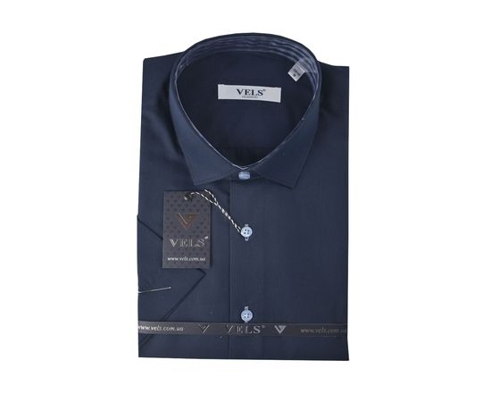 Сорочка чоловіча класична VELS 251*, Розмір: M, Колір: темно-синий | Інтернет-магазин Vels