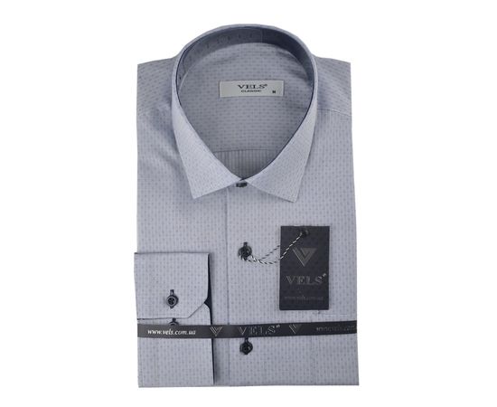 Рубашка мужская классическая VELS 16079-2, Размер: M, Цвет: темно синий узор | Интернет-магазин Vels