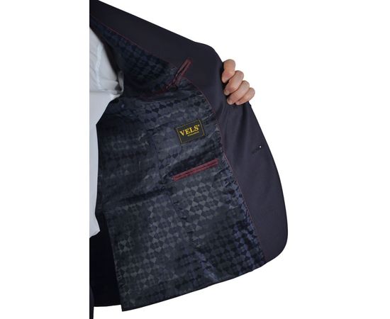 Костюм мужской классический Vels 002/1, Размер: 182-100-90, Цвет: темно-фиолетовый, фото 4 | Интернет-магазин Vels