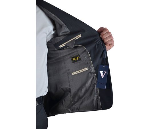 Костюм чоловічий класичний 1912/1, Розмір: 176-100-90, Колір: чёрный, фото 7 | Інтернет-магазин Vels