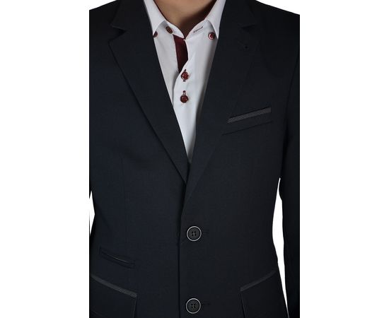 Костюм школьный с бабочкой Vels 0462/1(30-34), Размер: 128-64-60, Цвет: чёрный, фото 6 | Интернет-магазин Vels