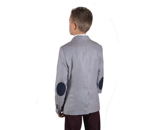 Піджак дитячий Paulo Carveli 9003-08, Розмір: 7/122 (28), Колір: фиолетовая клетка, фото 2 | Інтернет-магазин Vels