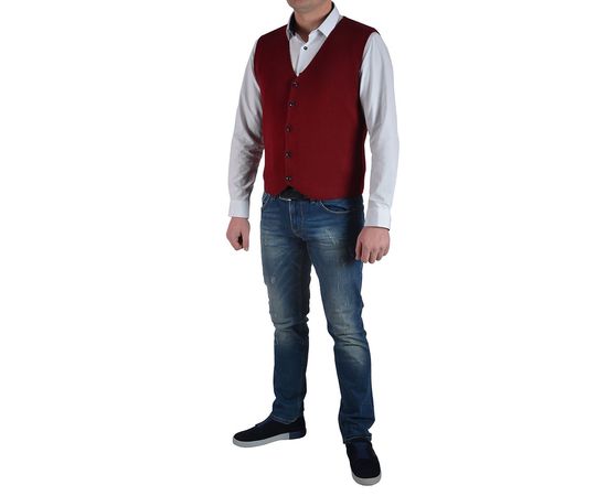 Жилет чоловічий Strokers (03), Розмір: M, Колір: вишневый, фото 3 | Інтернет-магазин Vels