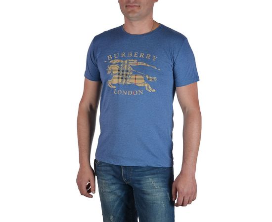 Футболка чоловіча Burberry (01), Розмір: XL, Колір: синий | Інтернет-магазин Vels