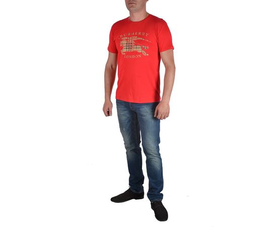 Футболка чоловіча Burberry (02), Розмір: M, Колір: красный, фото 3 | Інтернет-магазин Vels