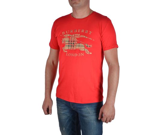 Футболка чоловіча Burberry (02), Розмір: XL, Колір: красный | Інтернет-магазин Vels