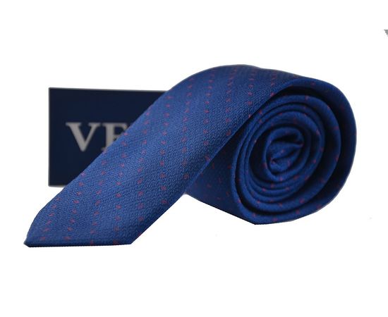 Краватка чоловіча кольорова Quesste 59, Розмір: 0, Колір: синий с рисунком | Інтернет-магазин Vels