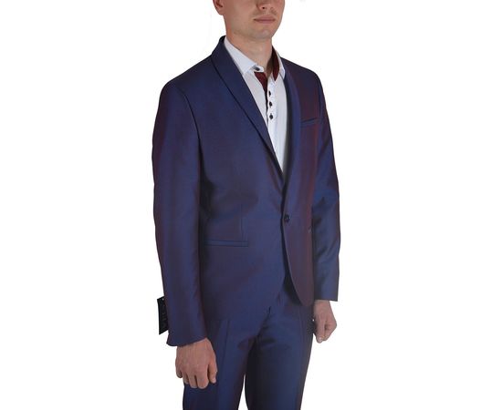 Костюм мужской приталенный Vels 3222/1 (Р84/0), Размер: 176-96-86, Цвет: фиолетовый, фото 2 | Интернет-магазин Vels