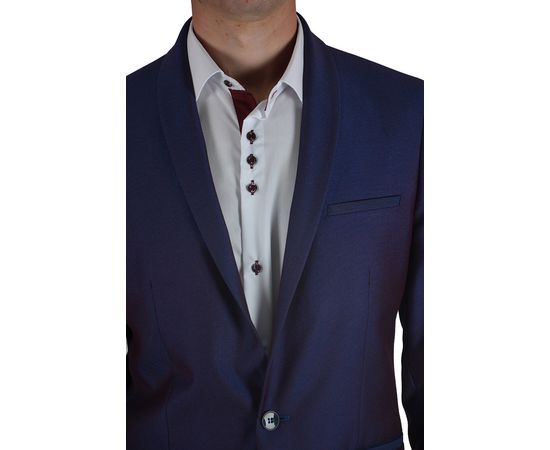 Костюм мужской приталенный Vels 3222/1 (Р84/0), Размер: 176-96-86, Цвет: фиолетовый, фото 4 | Интернет-магазин Vels