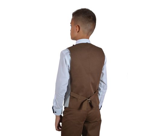 Костюм шкільний 3877/1+16505 (30-34), Розмір: 128-60-57, Колір: горчичный, фото 4 | Інтернет-магазин Vels