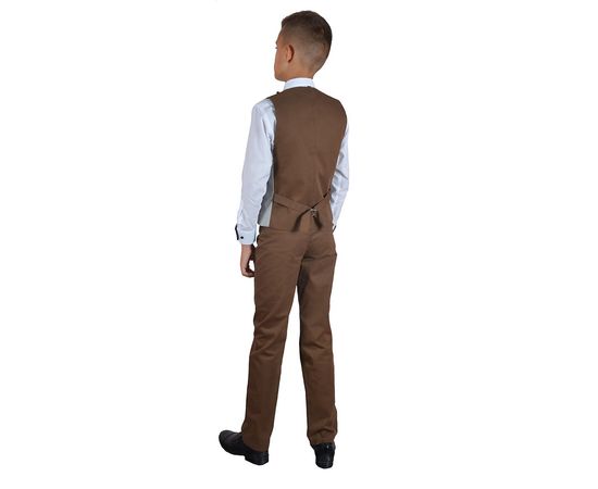 Костюм шкільний 3877/1+16505 (30-34), Розмір: 128-60-57, Колір: горчичный, фото 2 | Інтернет-магазин Vels