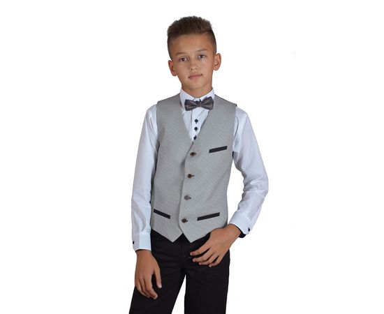 Костюм шкільний 3877/1 + 911403 (30-34), Розмір: 140-64-60, Колір: темно коричневый, фото 3 | Інтернет-магазин Vels