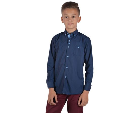 Рубашка детская на мальчика VELS 227, Размер: 1, Цвет: темно-синий, фото 2 | Интернет-магазин Vels