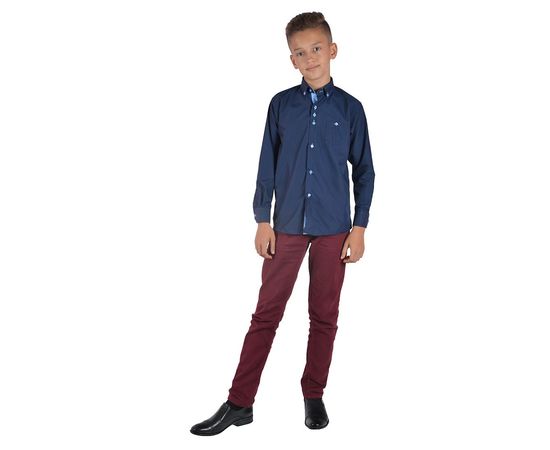Рубашка детская на мальчика VELS 227, Размер: 1, Цвет: темно-синий, фото 4 | Интернет-магазин Vels