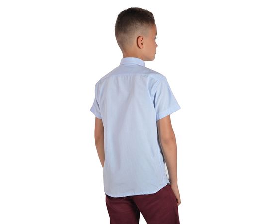 Рубашка детская на мальчика VELS 7149-1 к/р, Размер: 1, Цвет: белая в голубую клетку, фото 3 | Интернет-магазин Vels