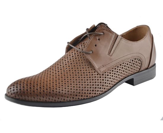 Туфлі чоловічі шкіряні VELS D-6106, Розмір: 43, Колір: горчичный | Інтернет-магазин Vels