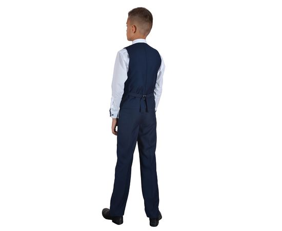 Жилет школьный на мальчика Vels 3002/2 (30-34), Размер: 34/146, Цвет: темно синий, фото 5 | Интернет-магазин Vels