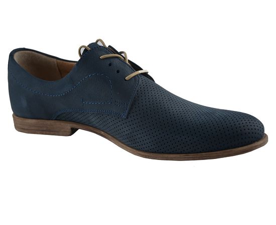 Туфлі чоловічі шкіряні VELS Е-5452, Розмір: 44, Колір: синий, фото 2 | Інтернет-магазин Vels