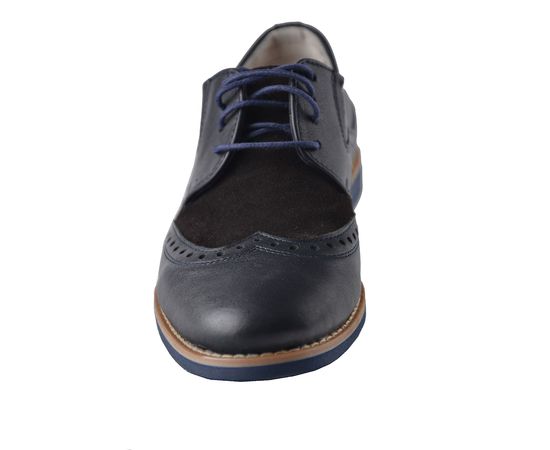 Броги підліткові Vels 36800/823/47, Розмір: 36, Колір: темно синий , фото 5 | Інтернет-магазин Vels