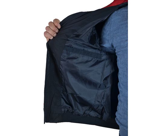 Ветровка мужская Hilfiger Denim 6306, Размер: M, Цвет: темно синий с красным, фото 4 | Интернет-магазин Vels