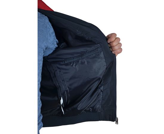 Ветровка мужская Hilfiger Denim 6306, Размер: M, Цвет: темно синий с красным, фото 3 | Интернет-магазин Vels