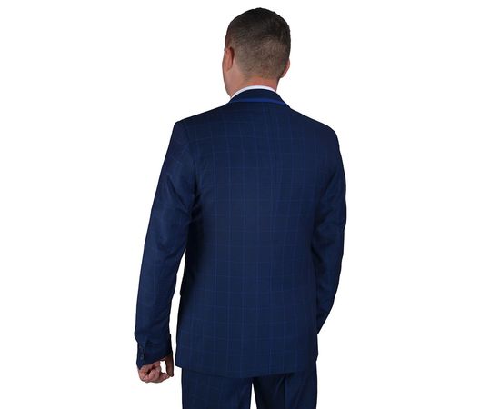 Костюм чоловічий приталений Vels 8472, Розмір: 182-104-94, Колір: синий, фото 3 | Інтернет-магазин Vels