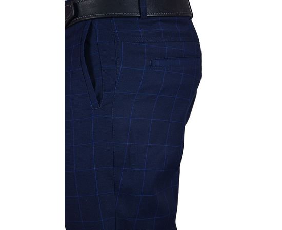 Брюки мужские приталенные Vels 8472, Размер: 182-96-86, Цвет: синий, фото 3 | Интернет-магазин Vels