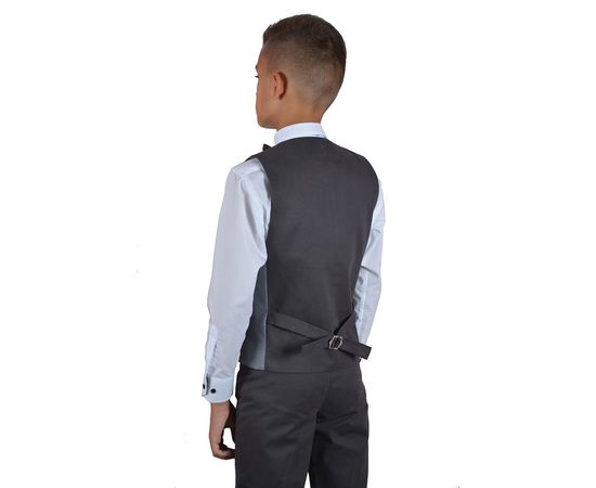 Костюм шкільний 3880/1 + 807571 (30-34), Розмір: 146-68-63, Колір: темно серый, фото 4 | Інтернет-магазин Vels