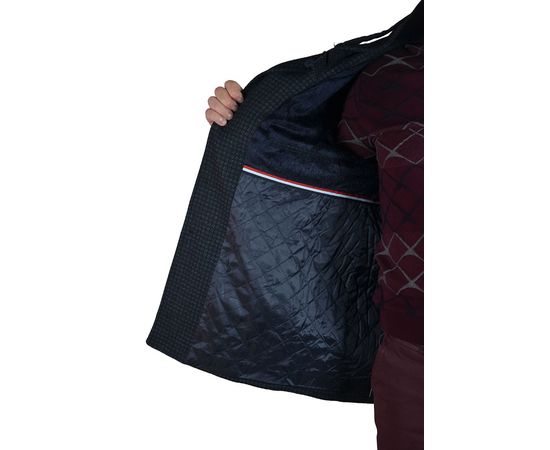 Напівпальто чоловіче демісезонне DCS 3434, Розмір: 54, Колір: чёрный с узором, фото 3 | Інтернет-магазин Vels