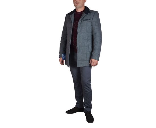 Напівпальто чоловіче демісезонне DCS 5003, Розмір: 56, Колір: серый, фото 4 | Інтернет-магазин Vels