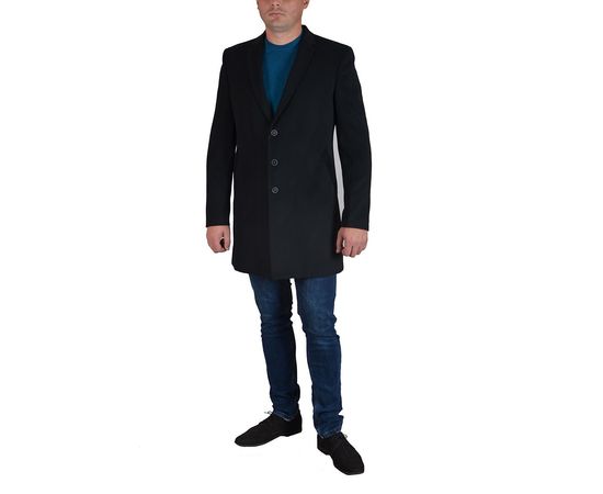 Полупальто мужское Zermon 104, Размер: 48, Цвет: чёрный, фото 3 | Интернет-магазин Vels