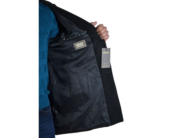 Полупальто мужское Zermon 104, Размер: 48, Цвет: чёрный, фото 5 | Интернет-магазин Vels