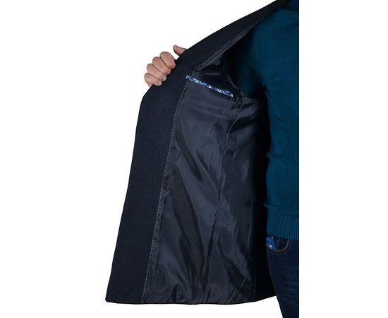 Полупальто мужское Zermon 104 02, Размер: 52, Цвет: темно синяя рябъ, фото 4 | Интернет-магазин Vels