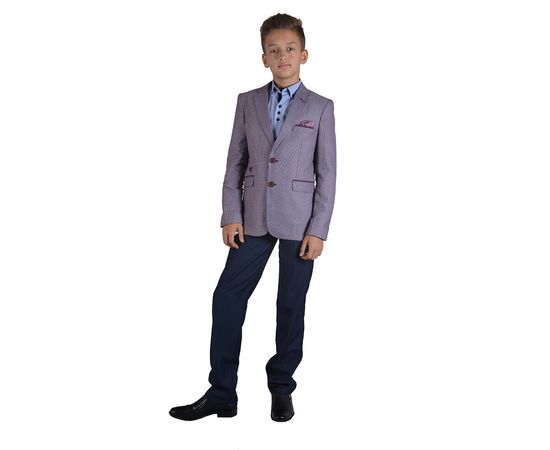 Піджак дитячий Paulo Carveli 1383-02, Розмір: 11/146 (36), Колір: марсал, фото 3 | Інтернет-магазин Vels