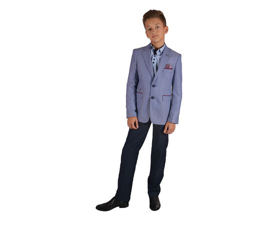 Піджак дитячий Paulo Carveli 1383-01, Розмір: 11/146 (36), Колір: синий хамелеон, фото 3 | Інтернет-магазин Vels