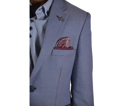 Піджак дитячий Paulo Carveli 1383-01, Розмір: 11/146 (36), Колір: синий хамелеон, фото 5 | Інтернет-магазин Vels