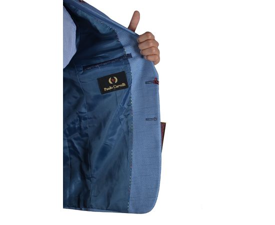 Піджак дитячий Paulo Carveli 1424, Розмір: 9/134 (32), Колір: синий рябь, фото 7 | Інтернет-магазин Vels