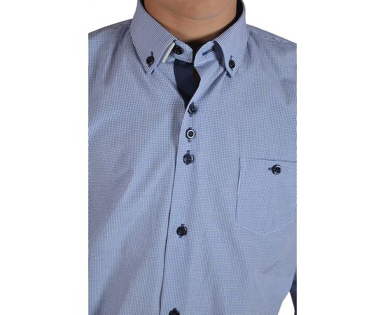 Рубашка детская на мальчика VELS 7149-2, Размер: 1, Цвет: белая в голубую клетку, фото 5 | Интернет-магазин Vels